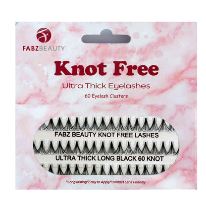 Ultra Thick Individual Eyelashes - KNOT FREE