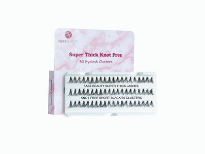 Super Ultra Thick Individual Eyelashes | KNOT FREE